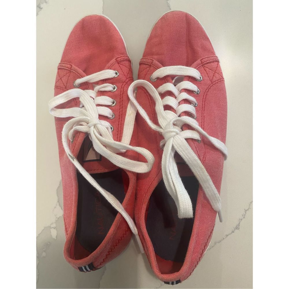 Red Nautica sneakers
